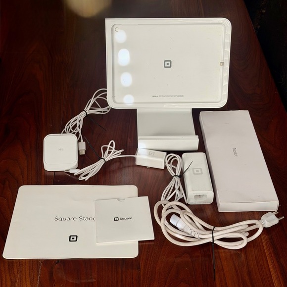 Square Other - Square Stand for iPad 1st Gen White POS System Model S089 with Chip Reader Hub